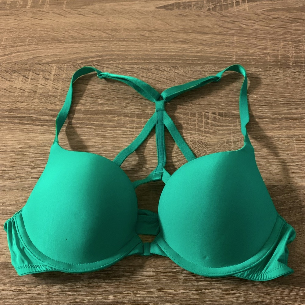 Victoria’s Secret Push-Up Green Bra